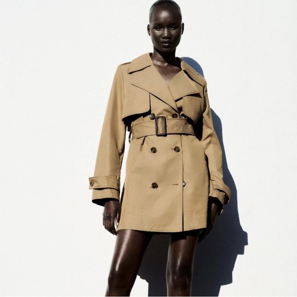 Zara Jackets & Blazers - Zara Classic Beige Trench Coat